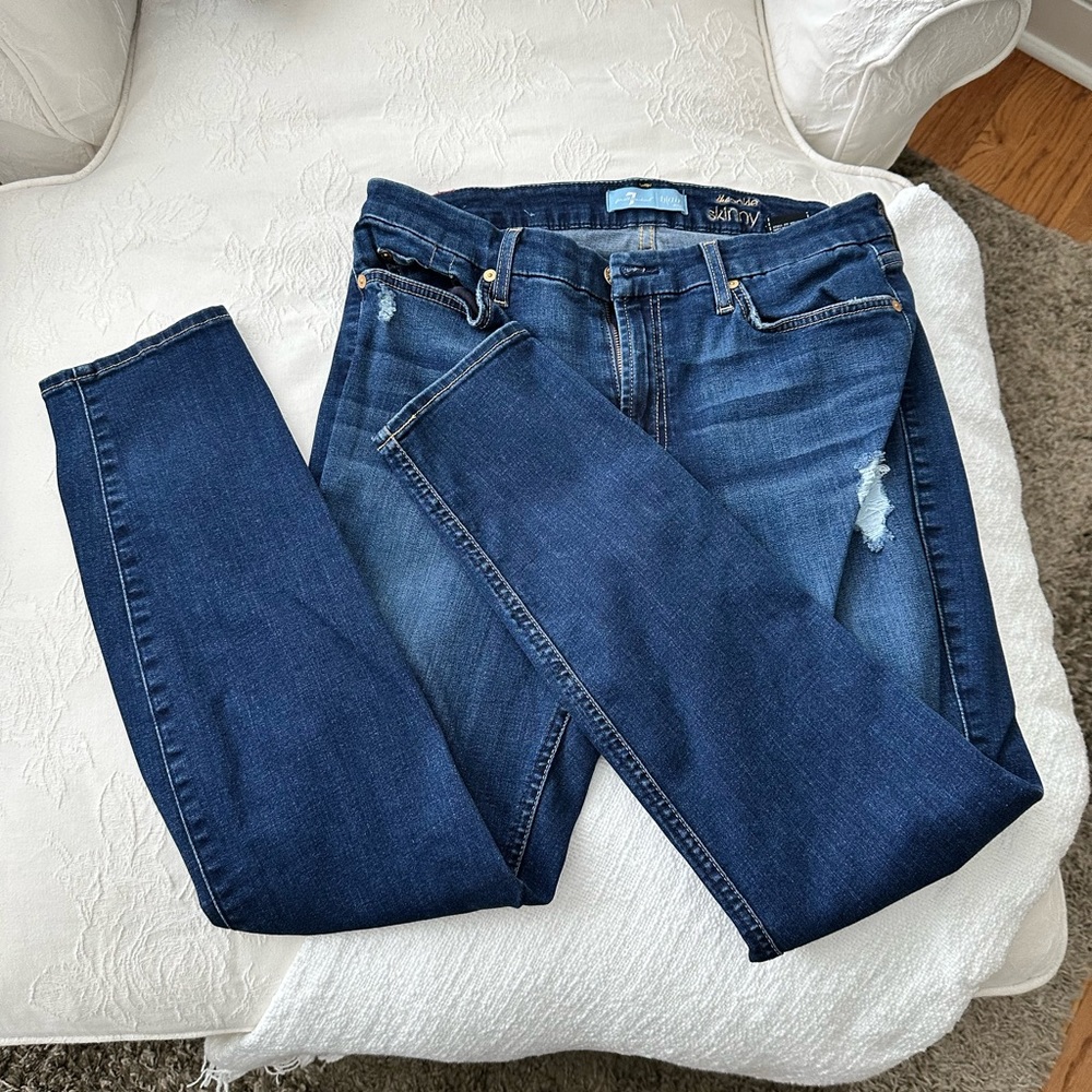 7 For All Mankind b(air) ankle skinny